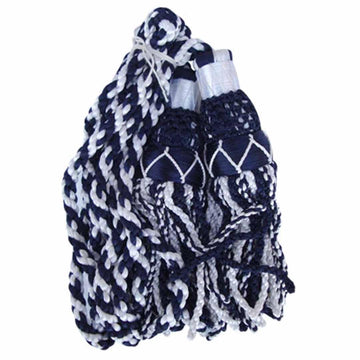 Navy Blue And White Bagpipe Silk Cord | biznimart